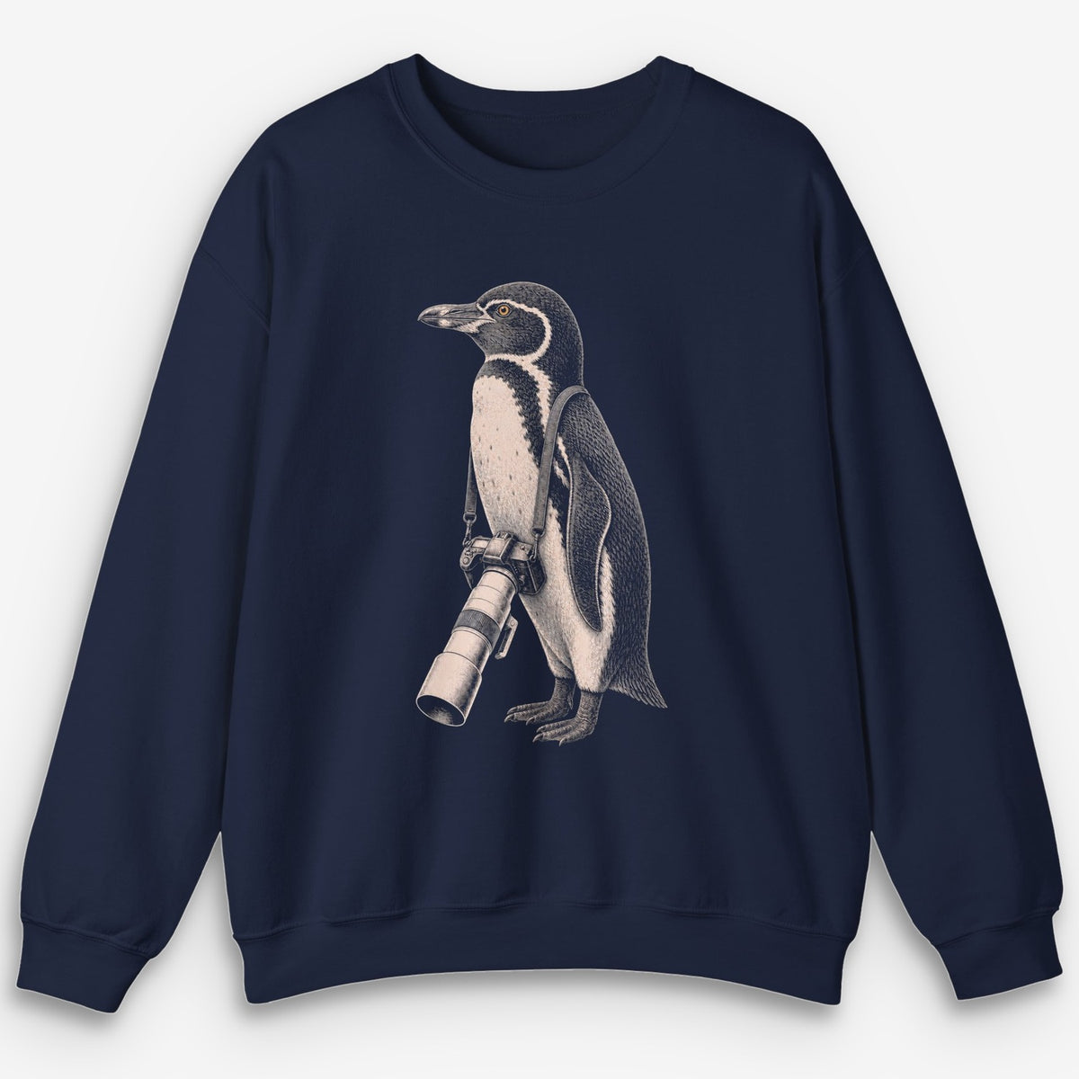 Long Lens Galapagos Penguin Sweatshirt