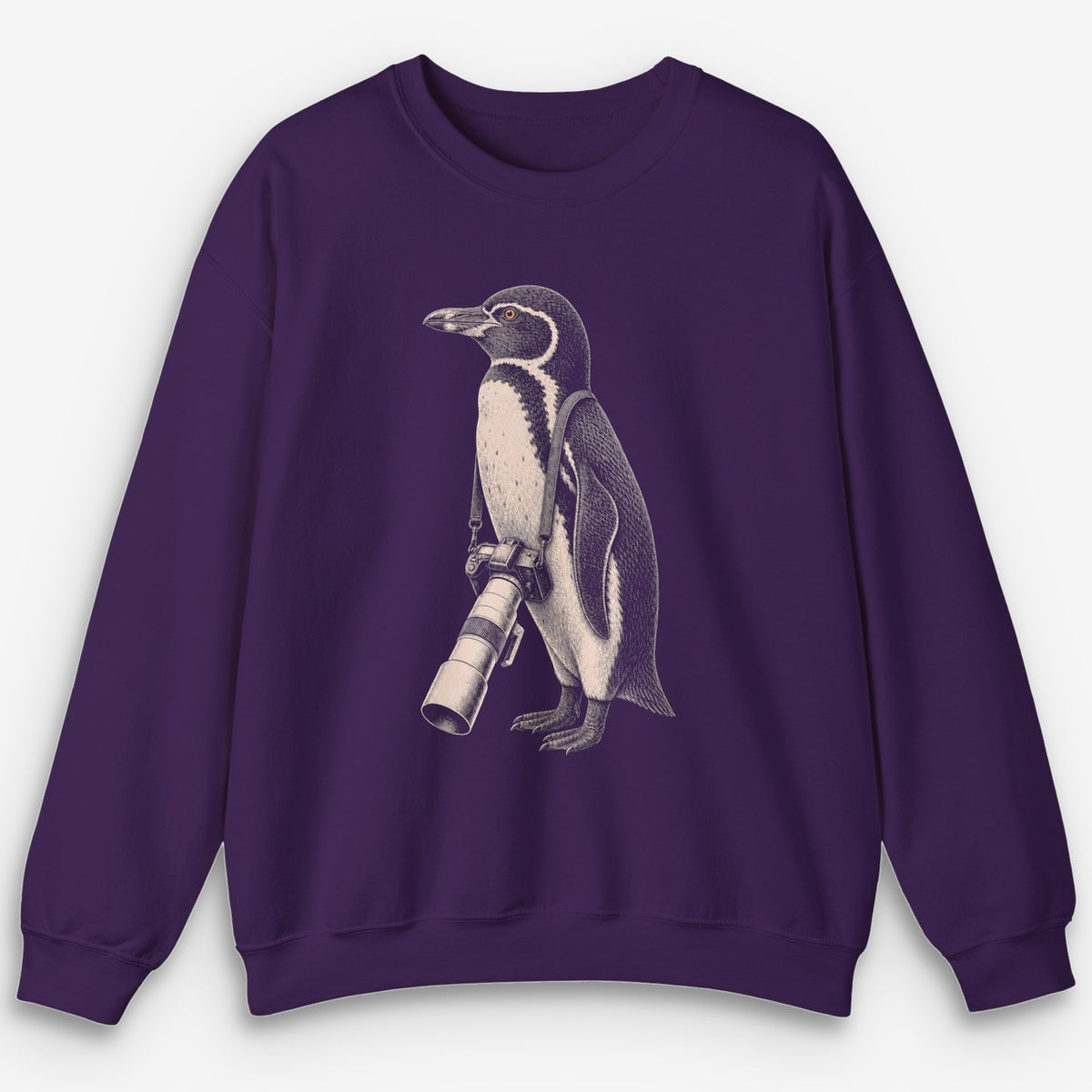 Long Lens Galapagos Penguin Sweatshirt