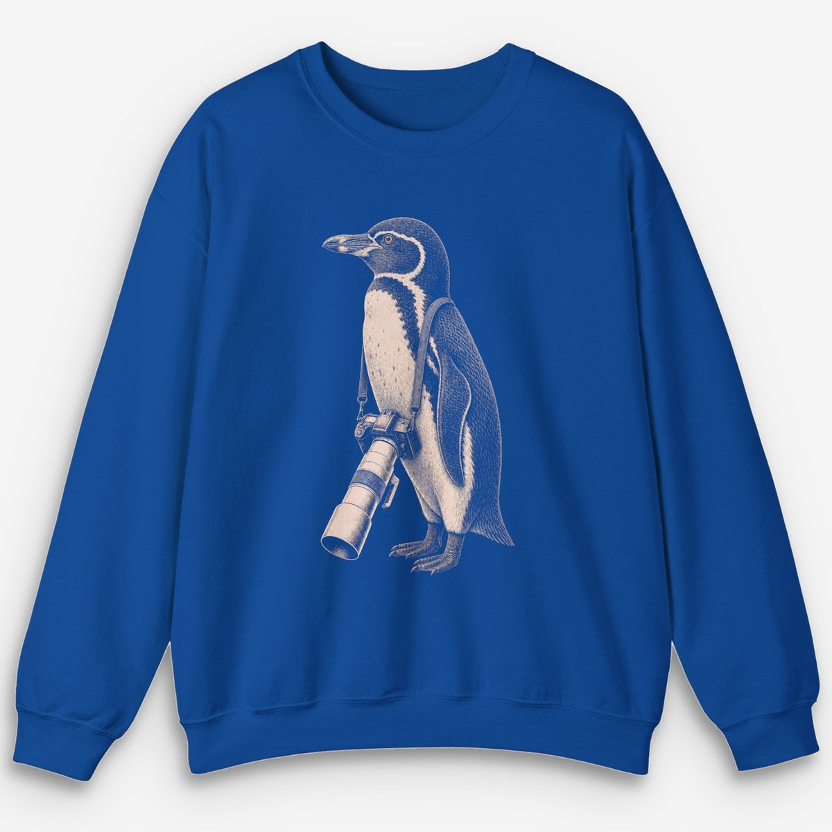 Long Lens Galapagos Penguin Sweatshirt