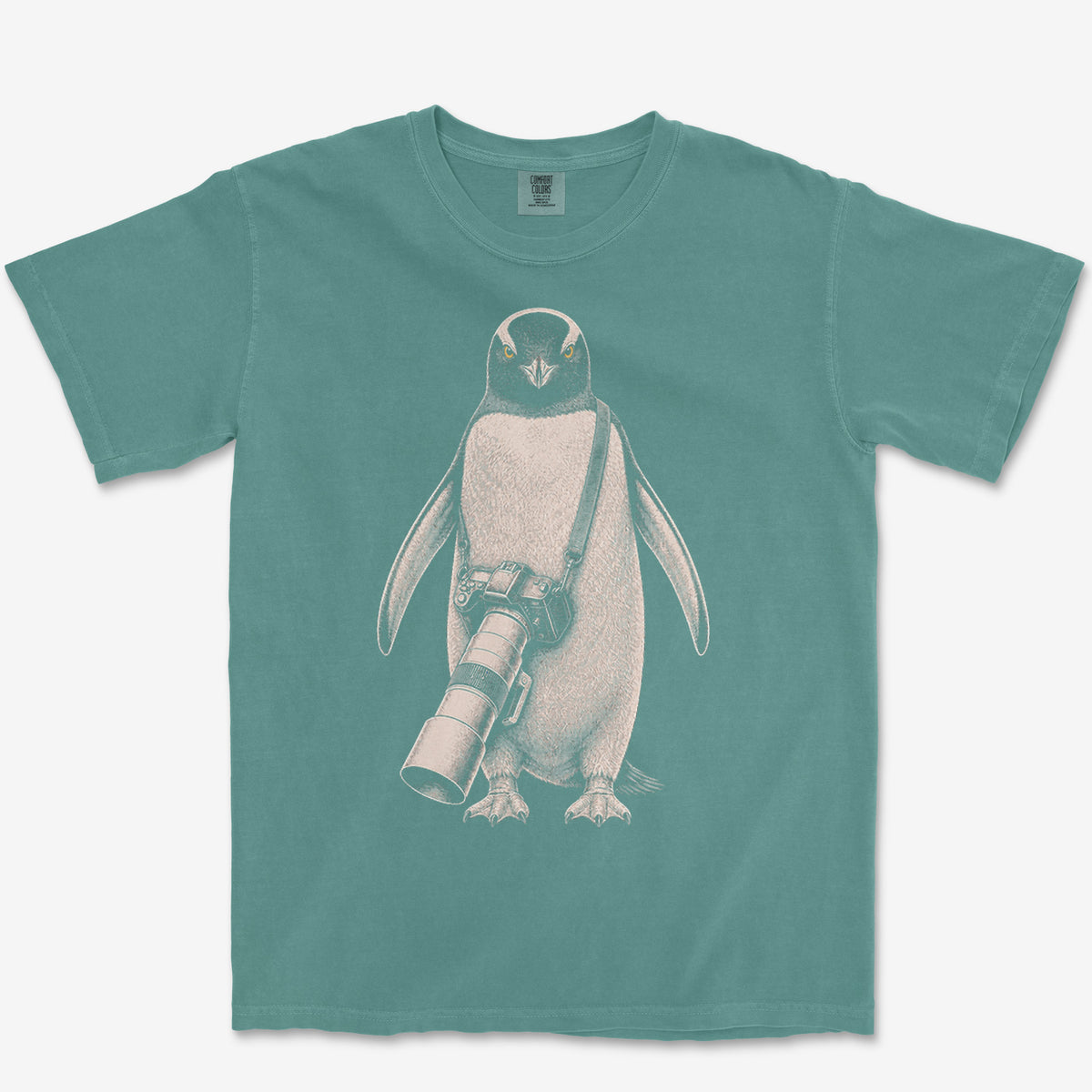 Long Lens Gentoo Tee — blue spruce