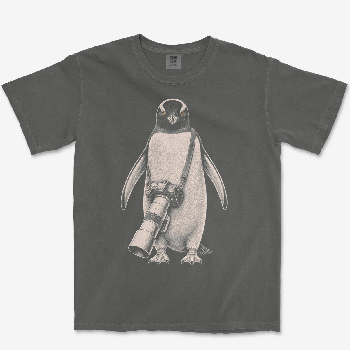 Long Lens Gentoo Tee — pepper