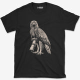 Long Lens Golden Eagle T-Shirt — black