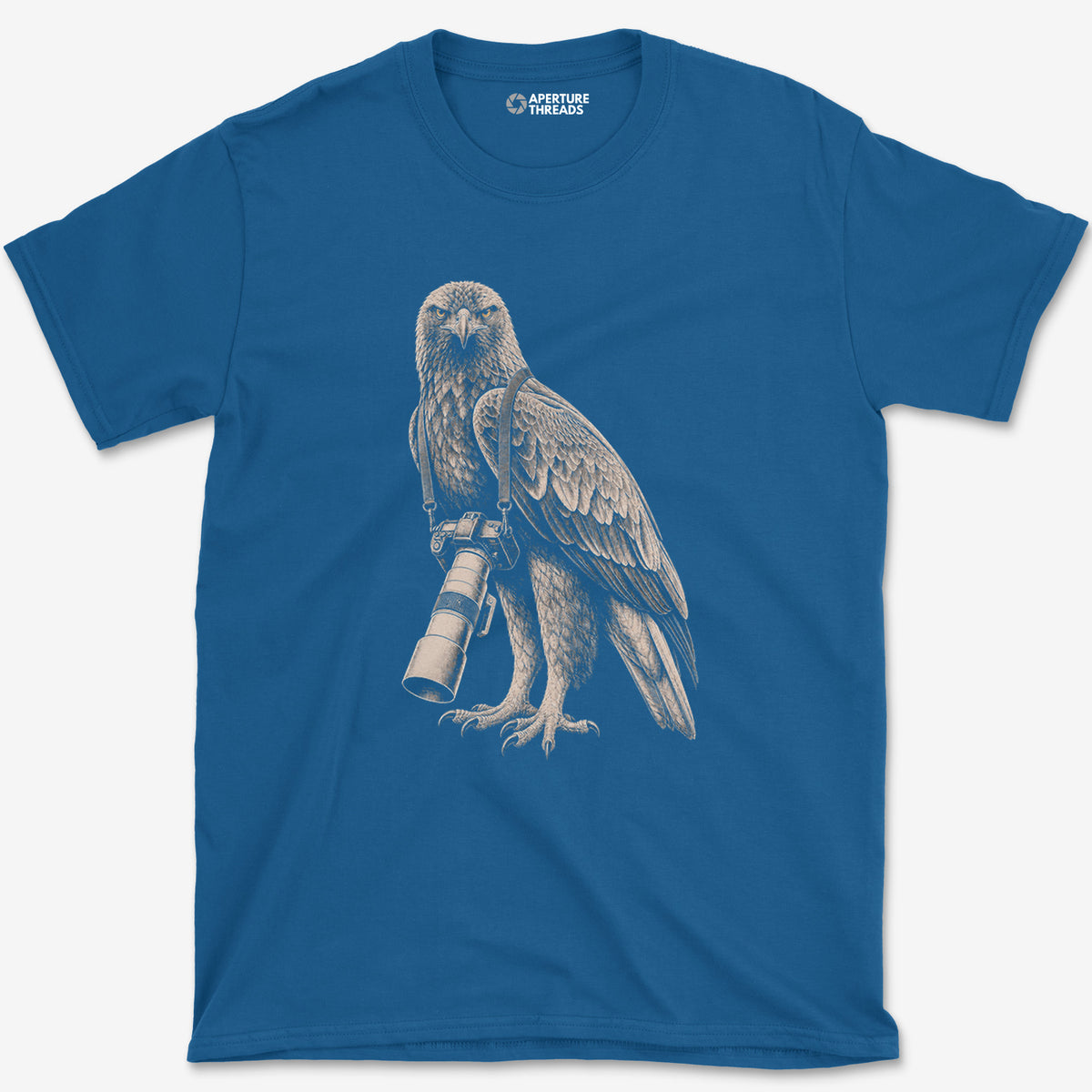 Long Lens Golden Eagle T-Shirt — royal