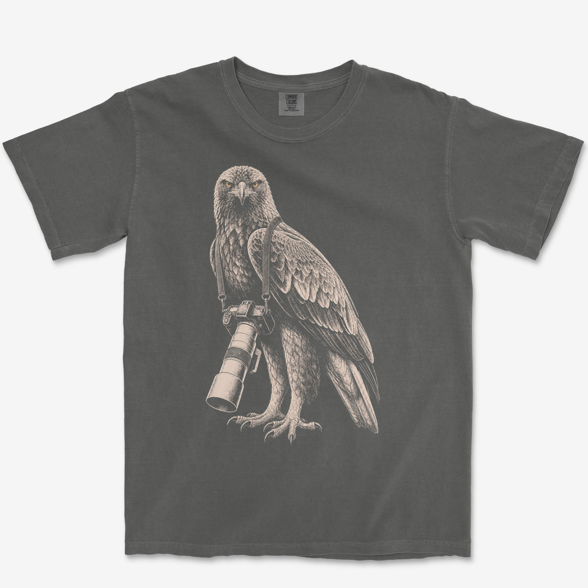 Long Lens Golden Eagle Tee — pepper