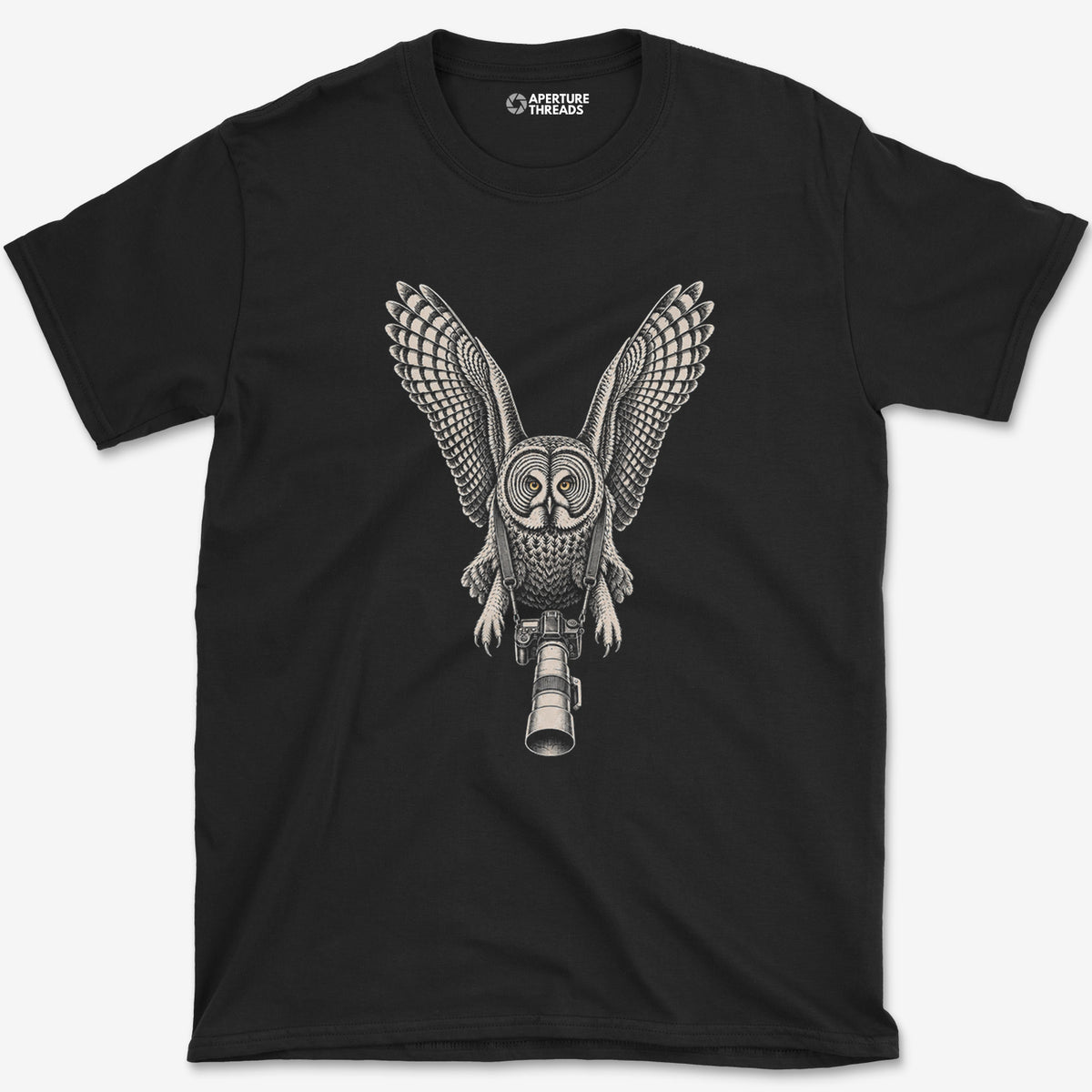 Long Lens Great Gray Owl T-Shirt
