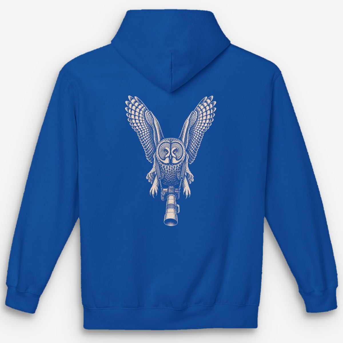 Long Lens Great Gray Owl Hoodie