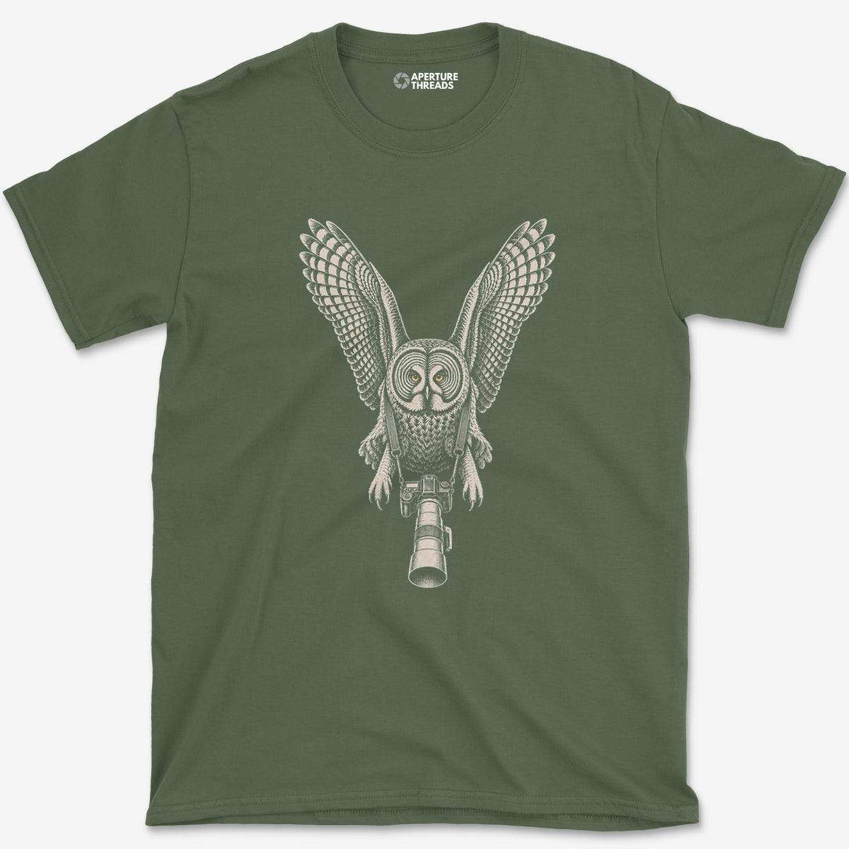 Long Lens Great Gray Owl T-Shirt