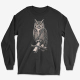 Long Lens Great Horned Owl Long Sleeve Tee