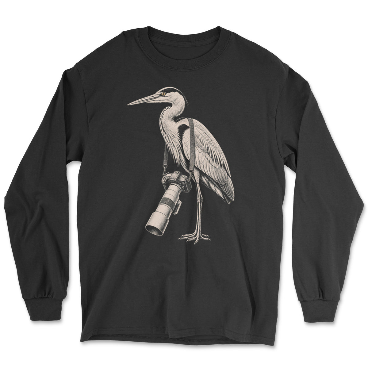 Long Lens Heron Long Sleeve Tee