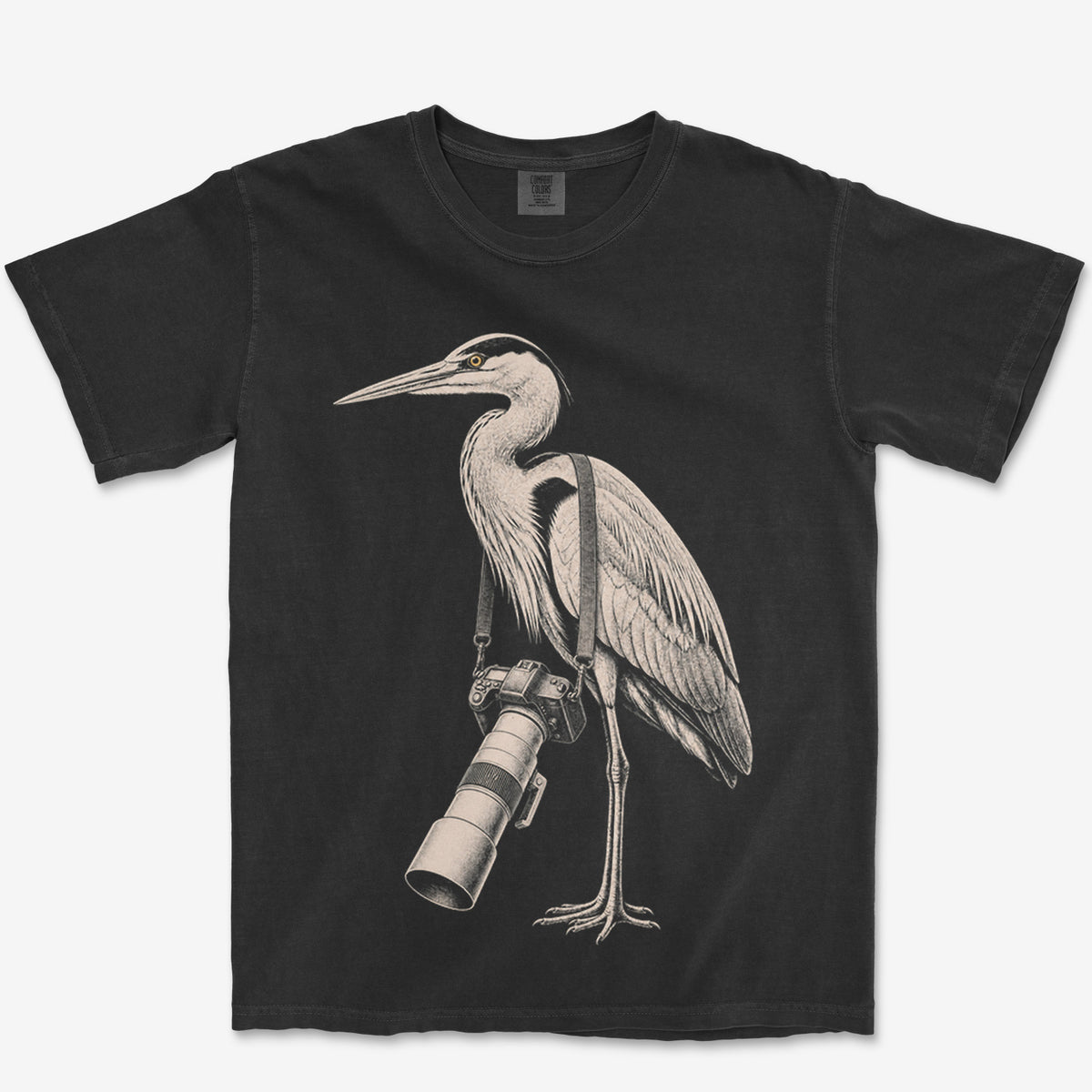 Long Lens Heron Heavyweight Tee