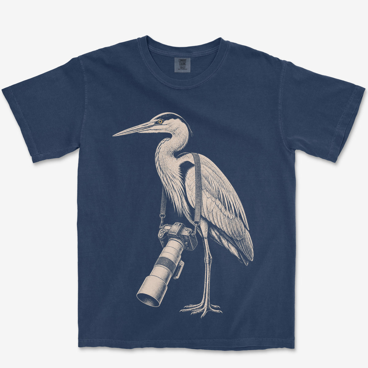 Long Lens Heron Heavyweight Tee