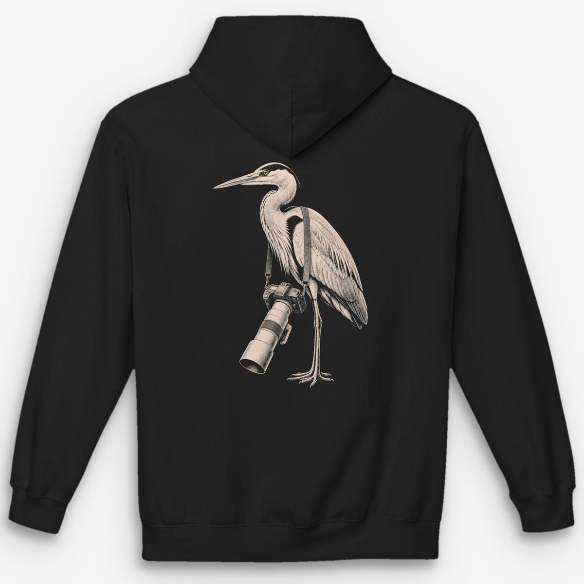 Long Lens Heron Hoodie