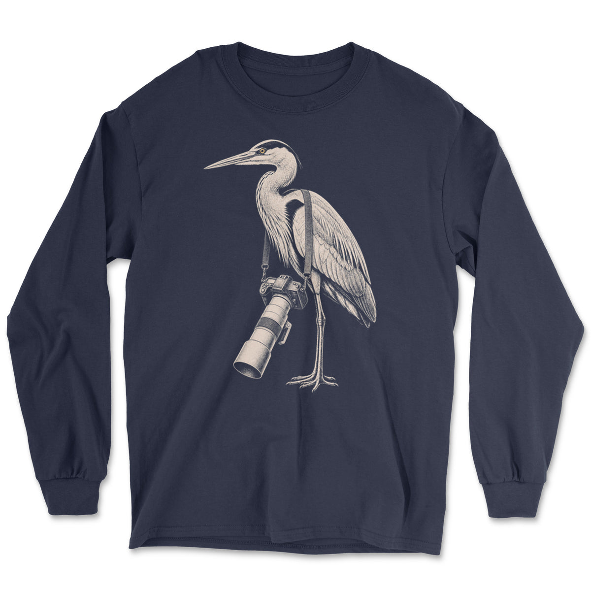 Long Lens Heron Long Sleeve Tee