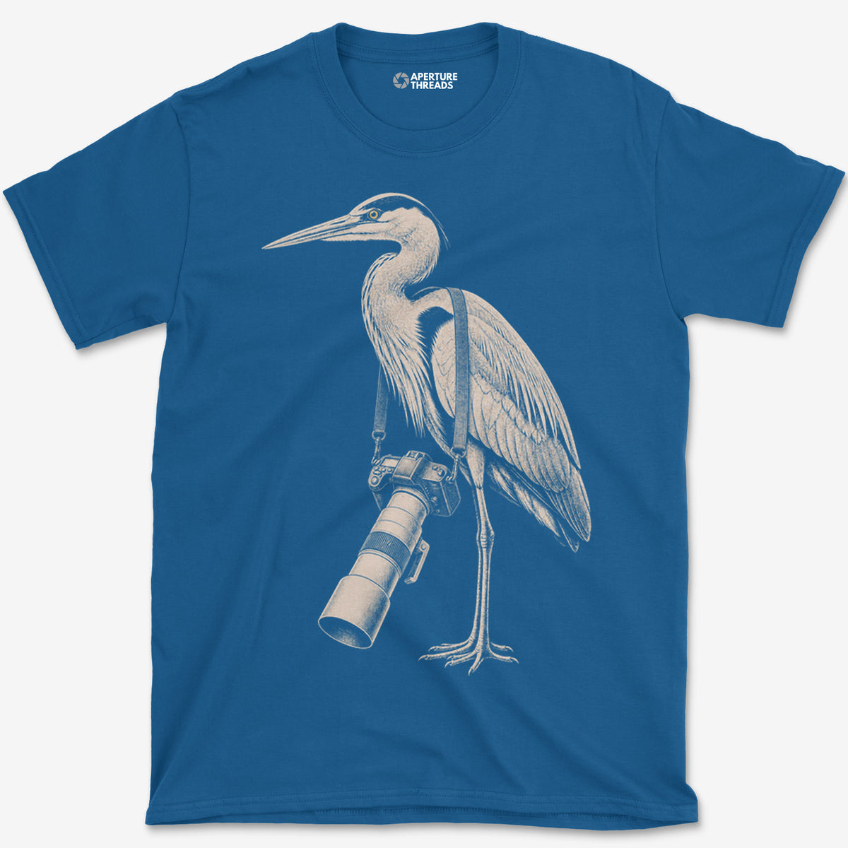 Long Lens Heron T-Shirt
