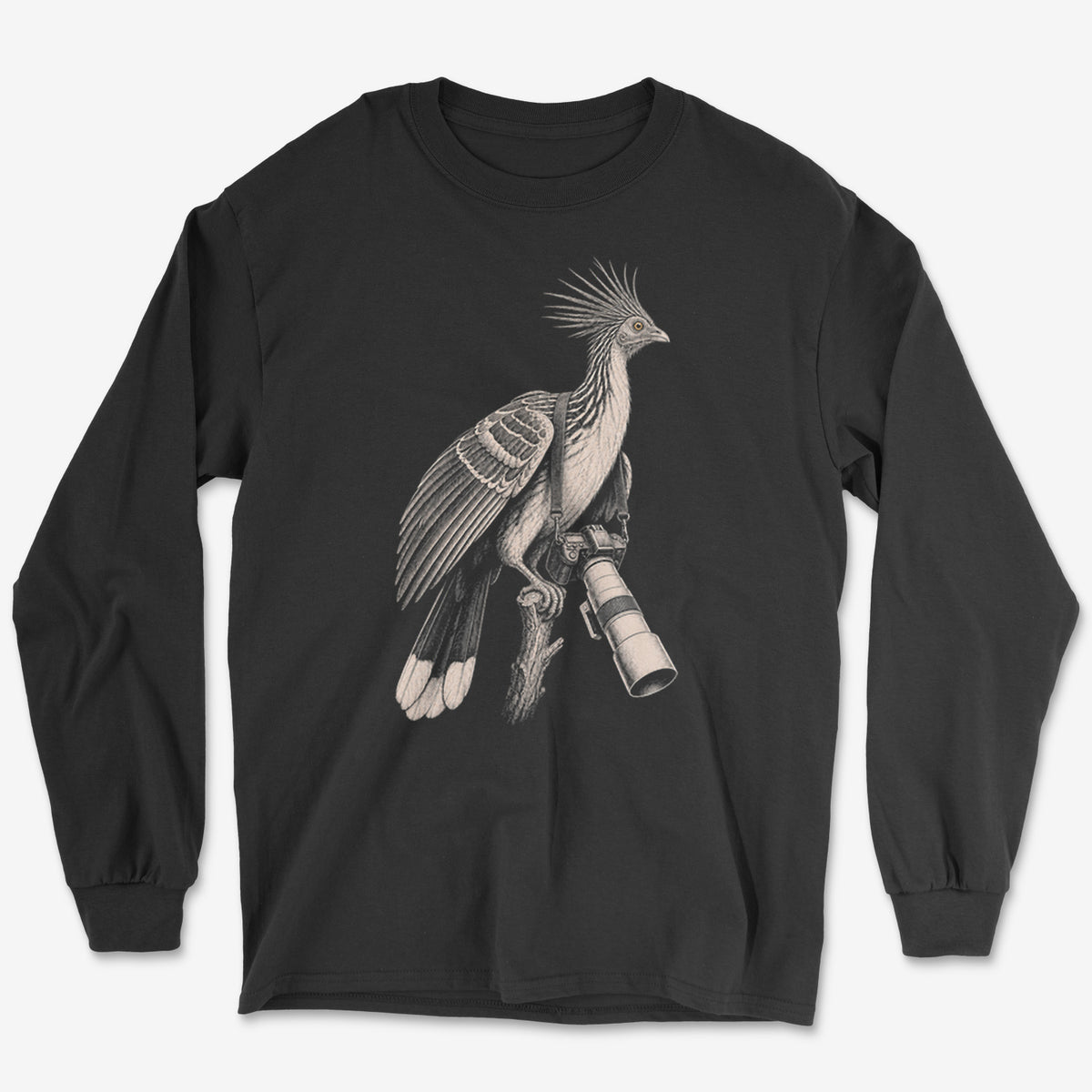 Long Lens Hoatzin Long Sleeve Tee