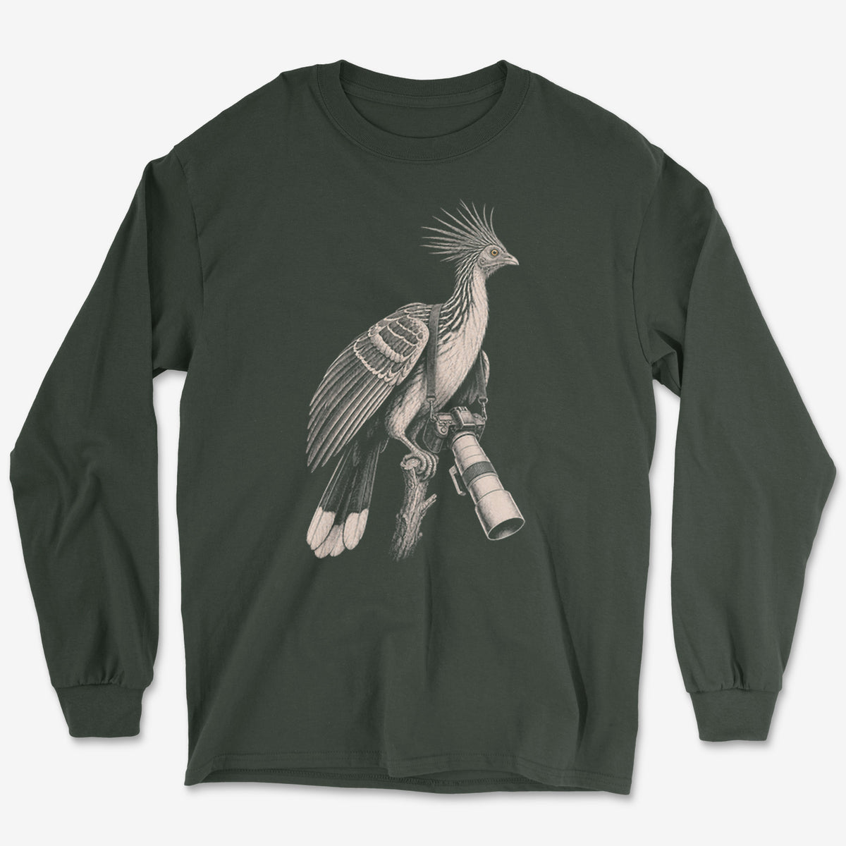 Long Lens Hoatzin Long Sleeve Tee