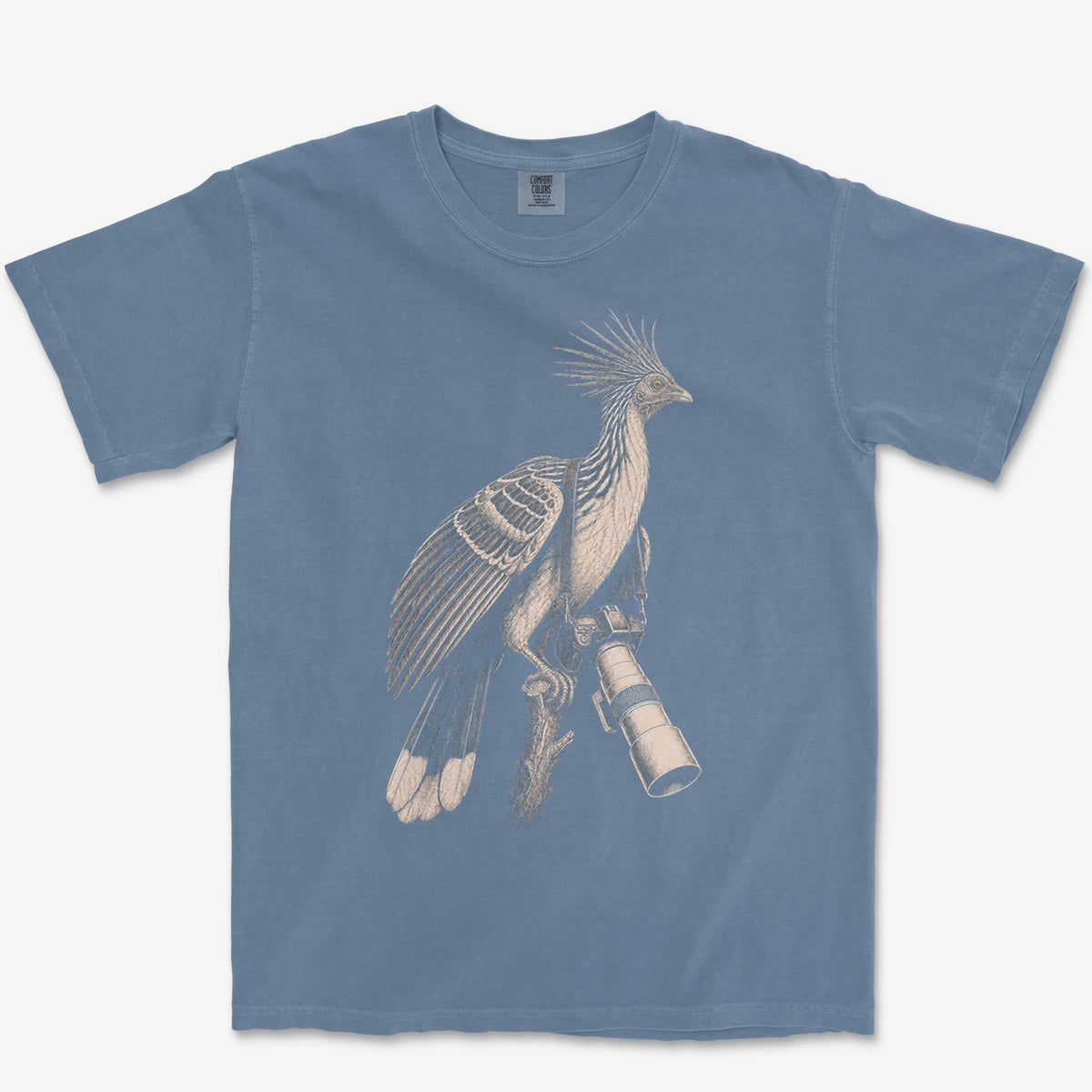 Long Lens Hoatzin Heavyweight Tee