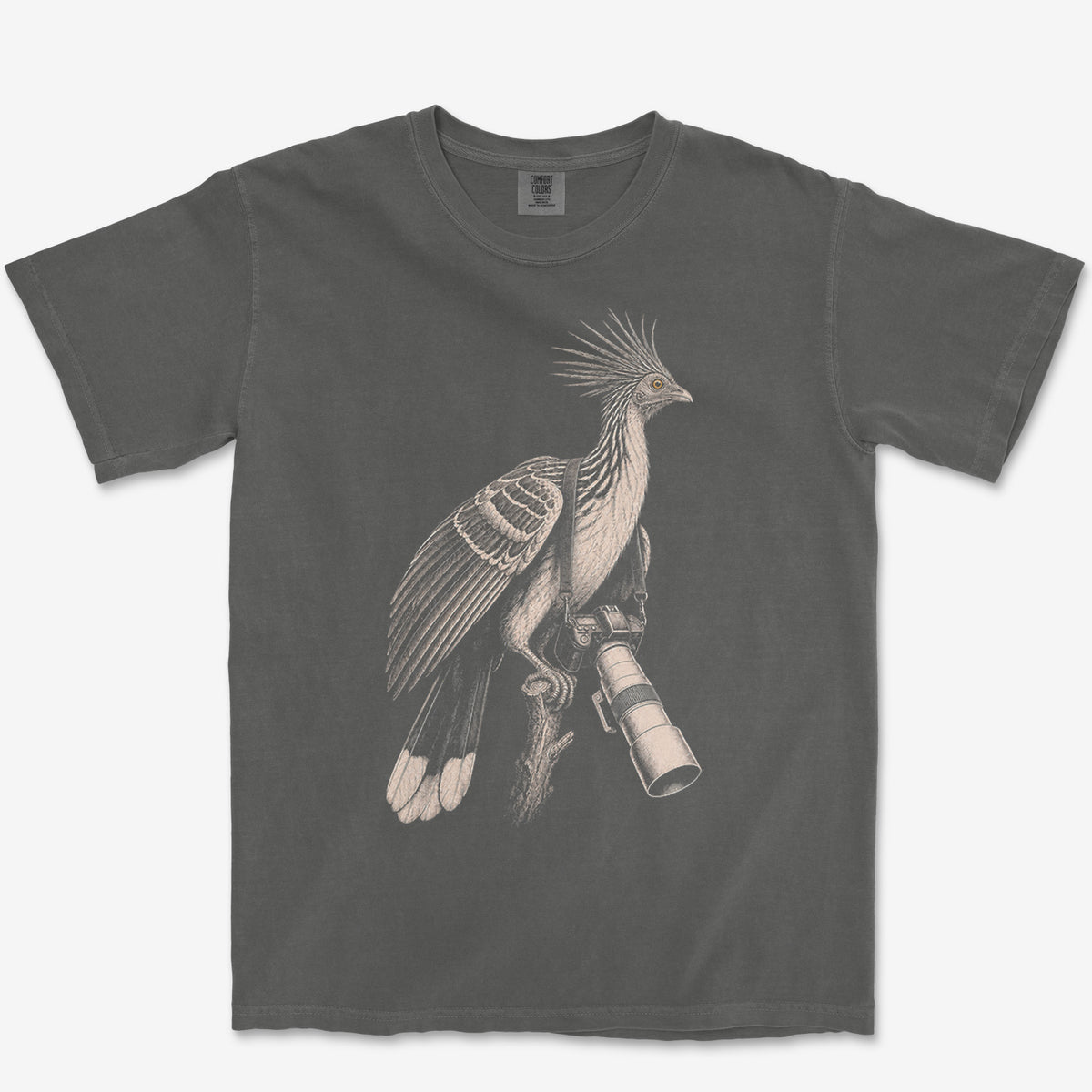 Long Lens Hoatzin Heavyweight Tee