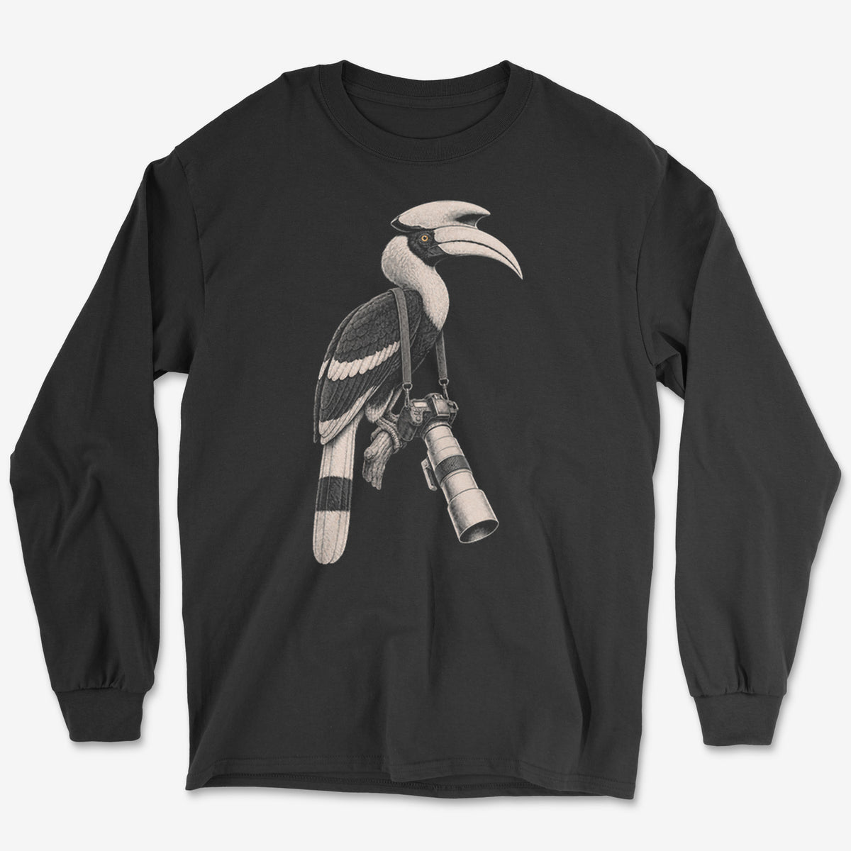 Long Lens Hornbill Long Sleeve Tee