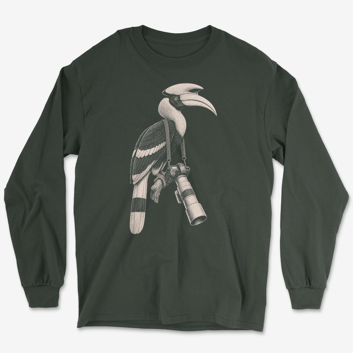Long Lens Hornbill Long Sleeve Tee