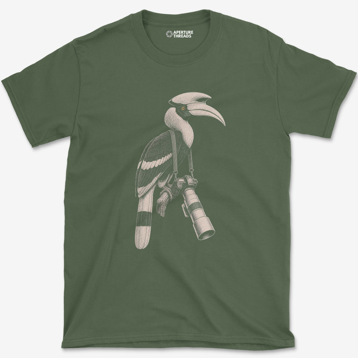 Long Lens Hornbill T-Shirt