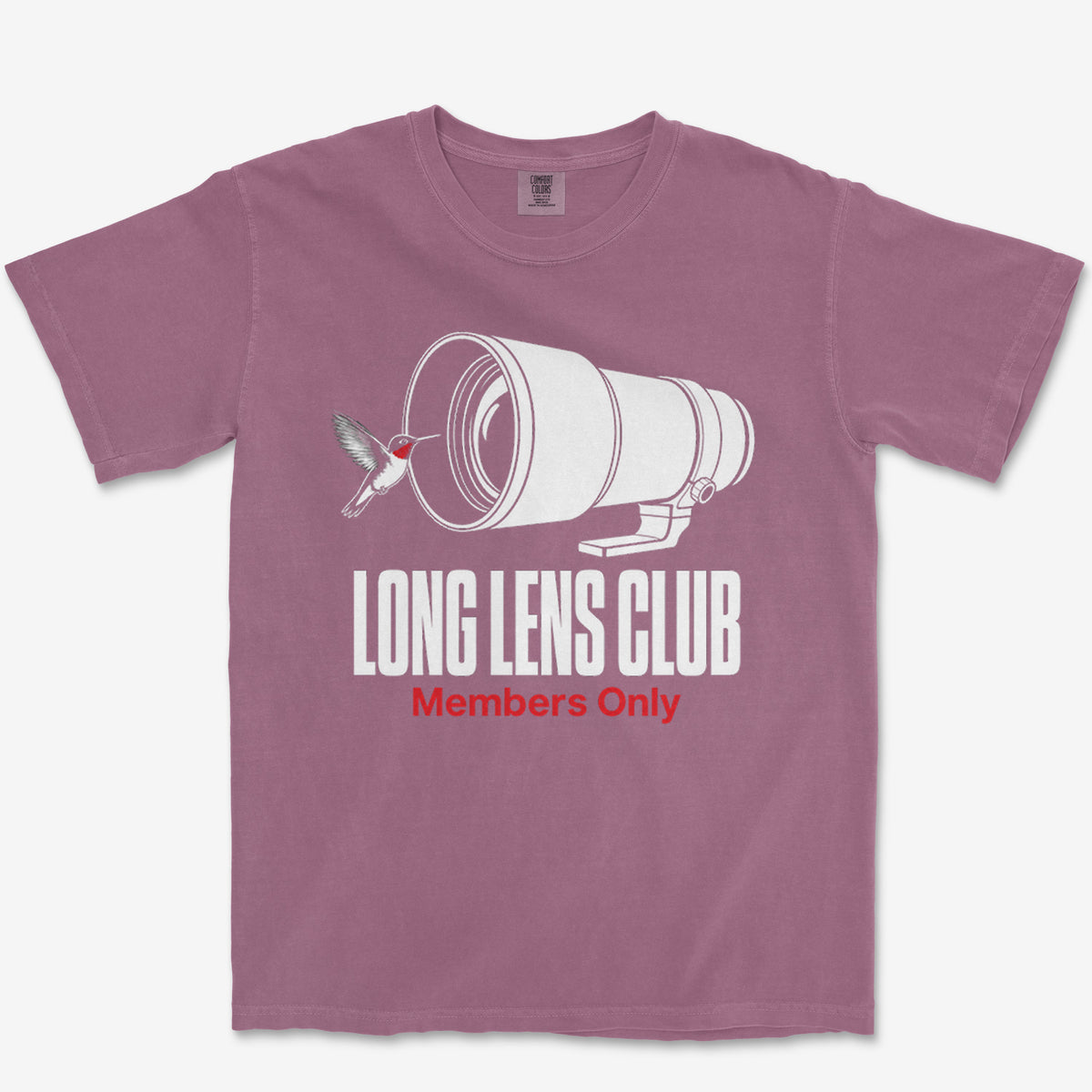 Long Lens Hummingbird Heavyweight Tee