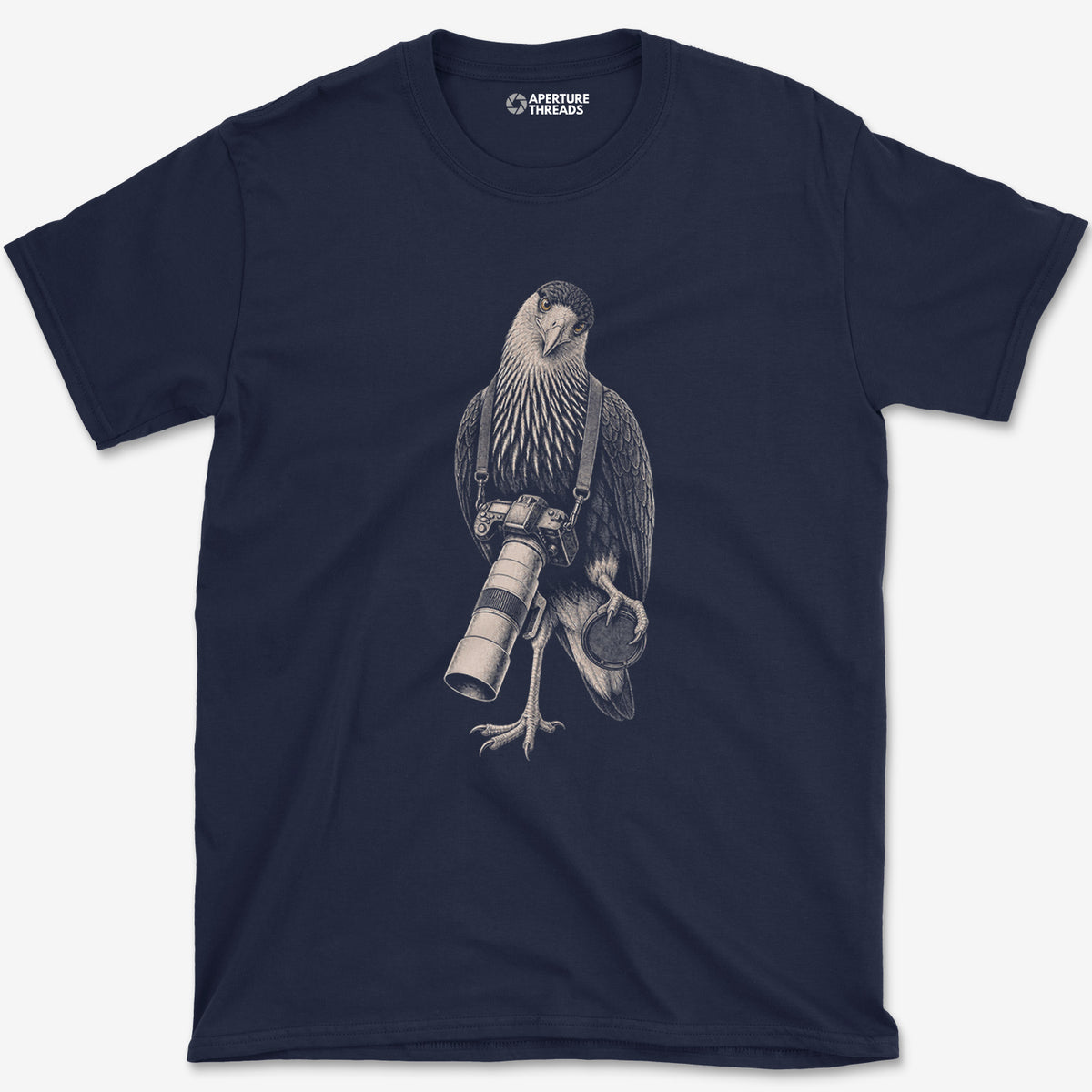 Long Lens Johnny Rook T-Shirt — navy