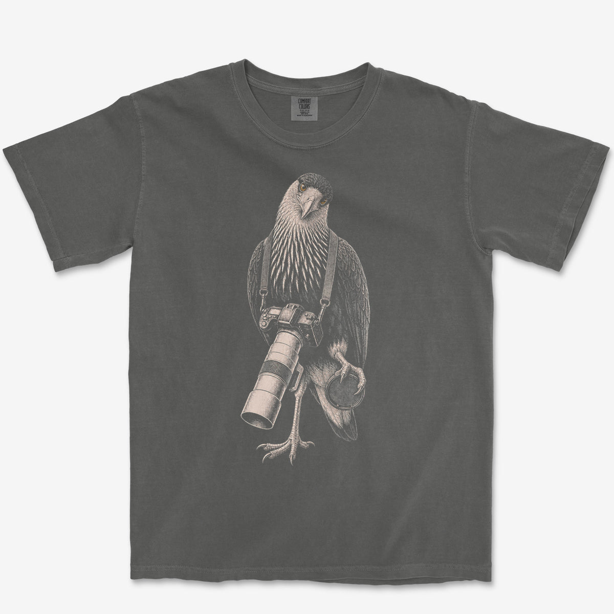 Long Lens Johnny Rook Tee — pepper