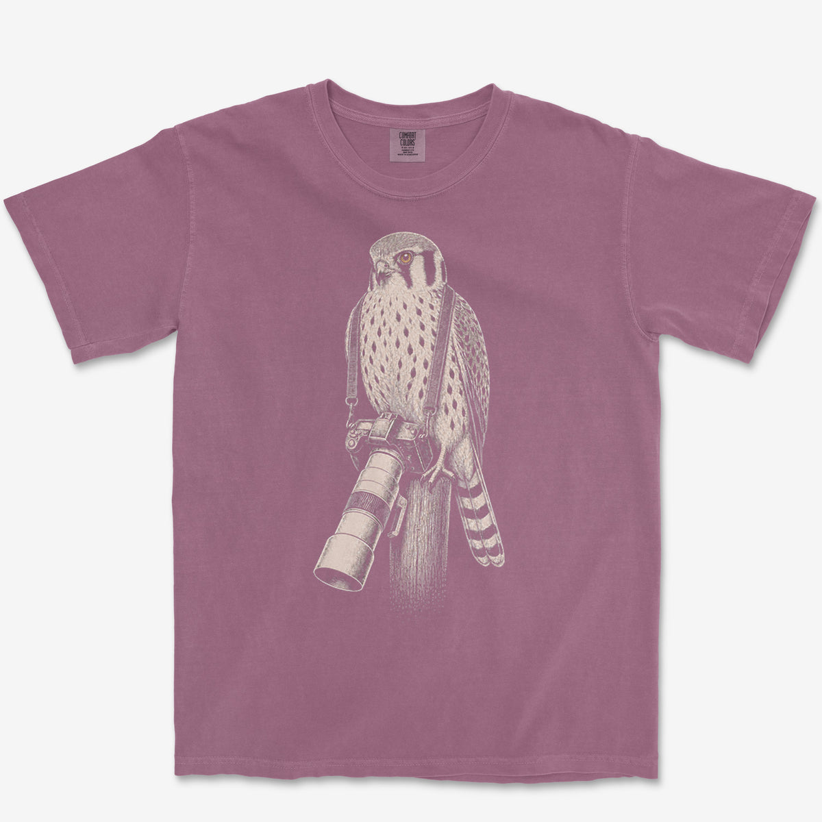 Long Lens Kestrel Tee — berry