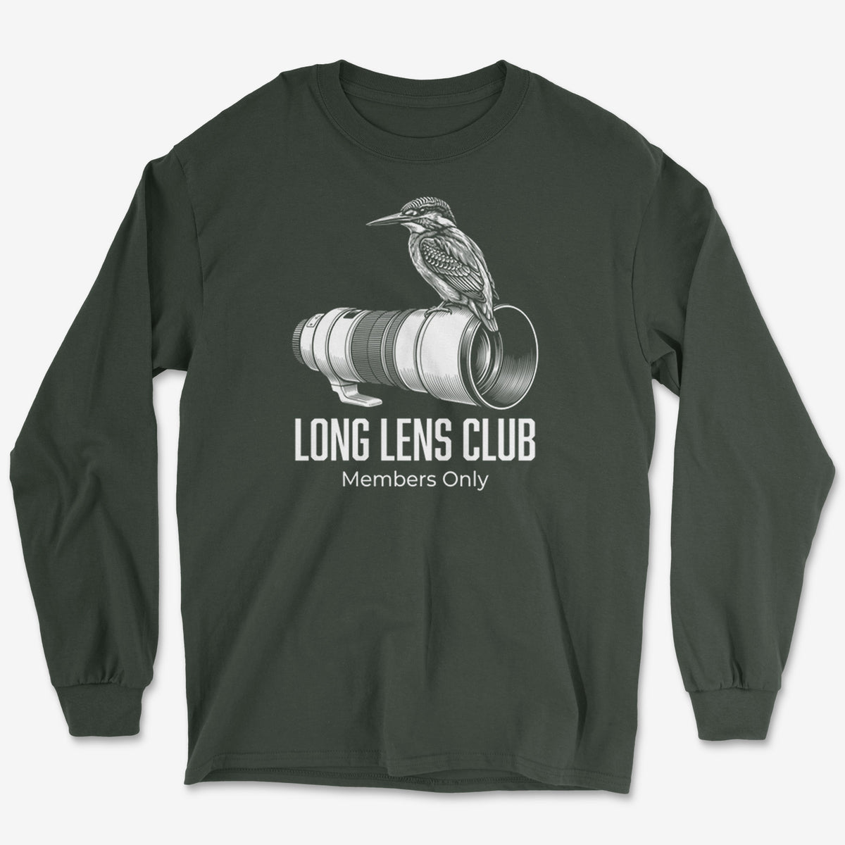 Long Lens Kingfisher Long Sleeve Tee