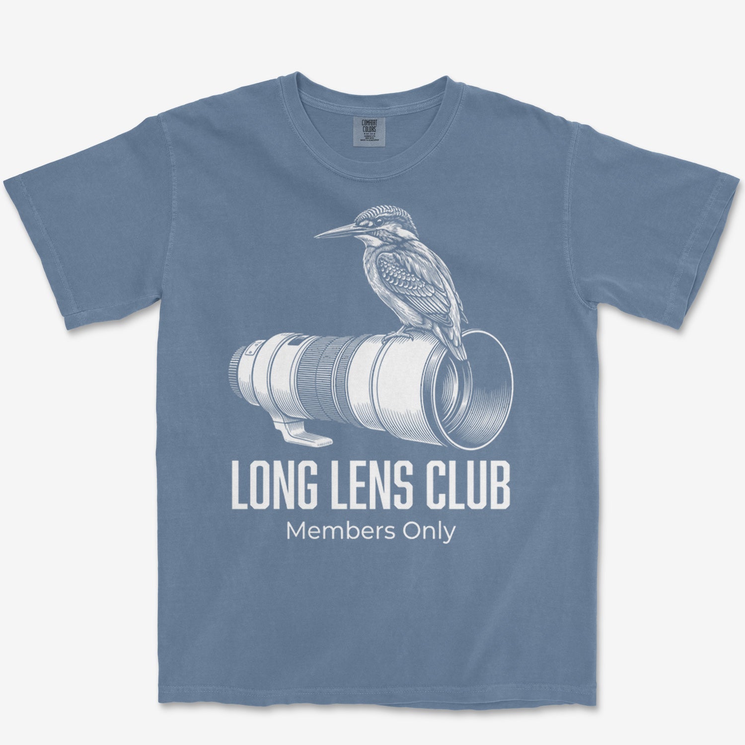 Long Lens King Fisher Heavyweight Tee