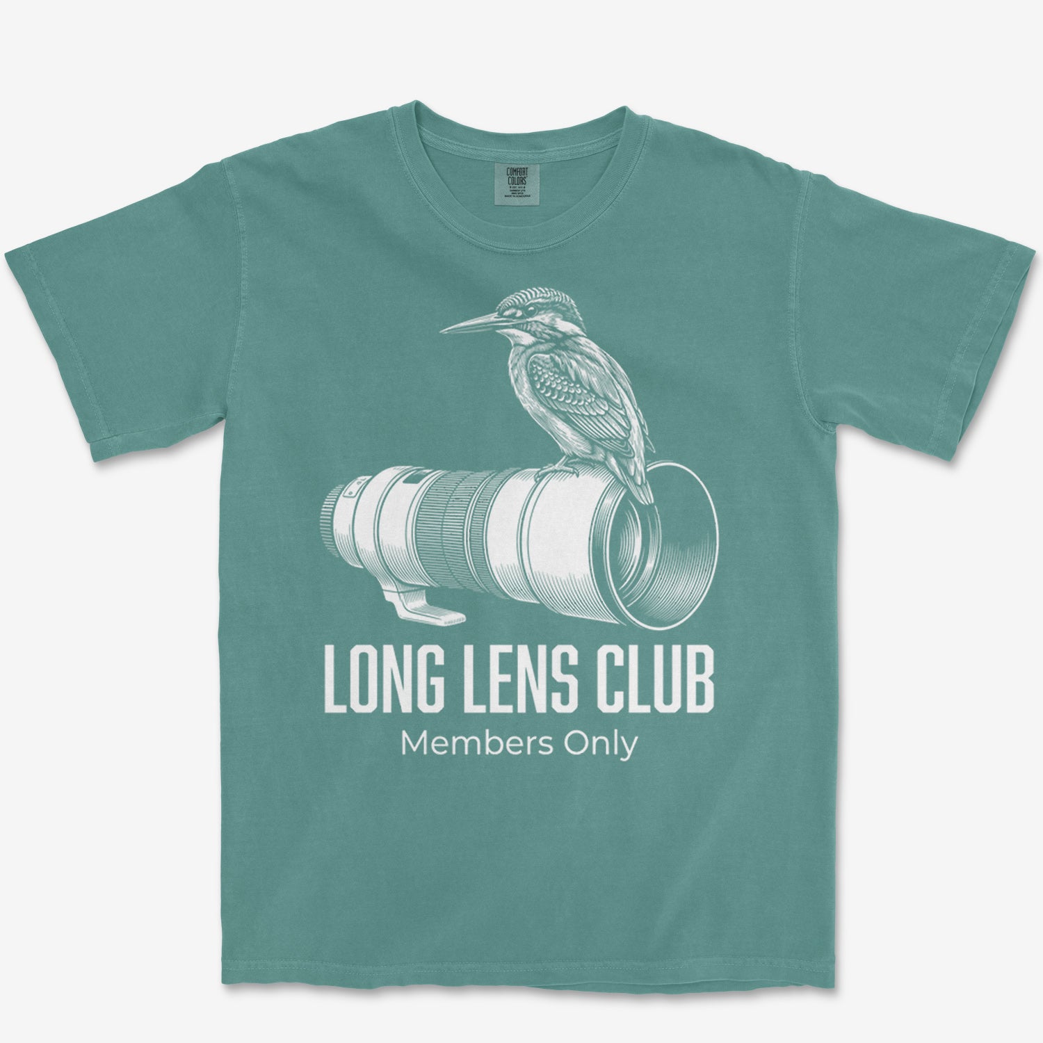 Long Lens King Fisher Heavyweight Tee
