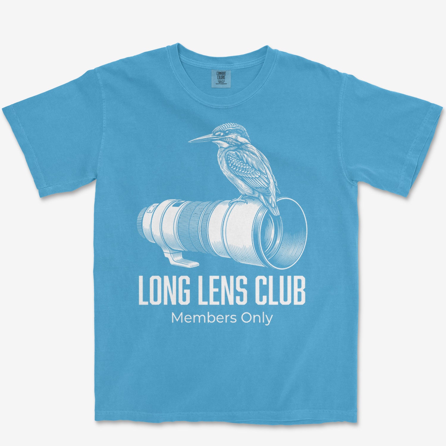 Long Lens King Fisher Heavyweight Tee
