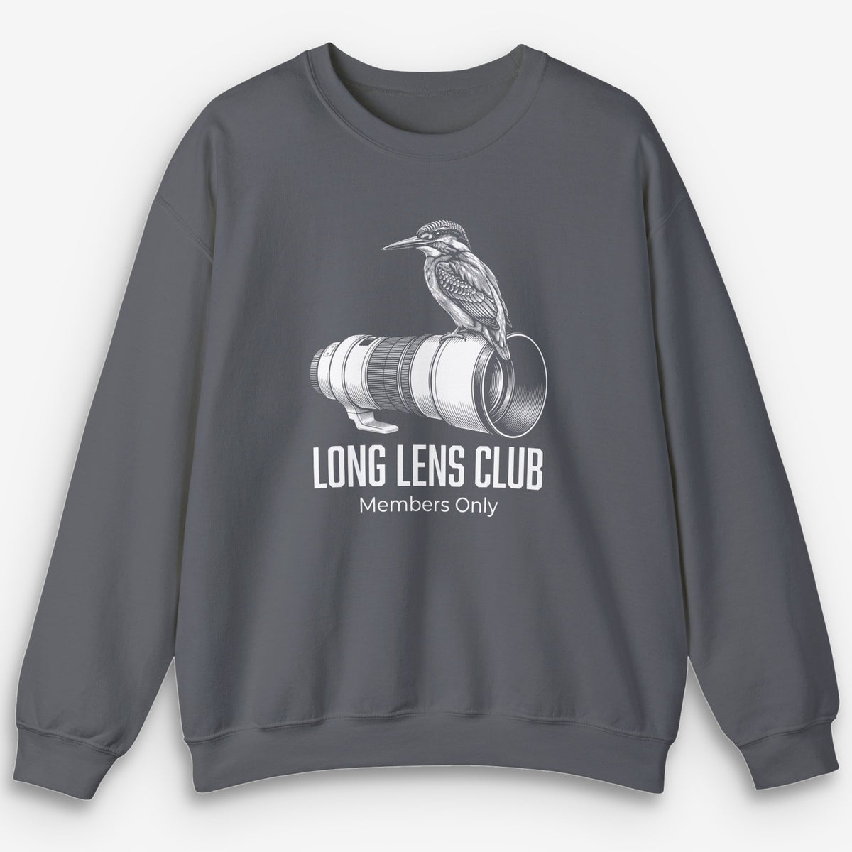 Long Lens Kingfisher Sweatshirt