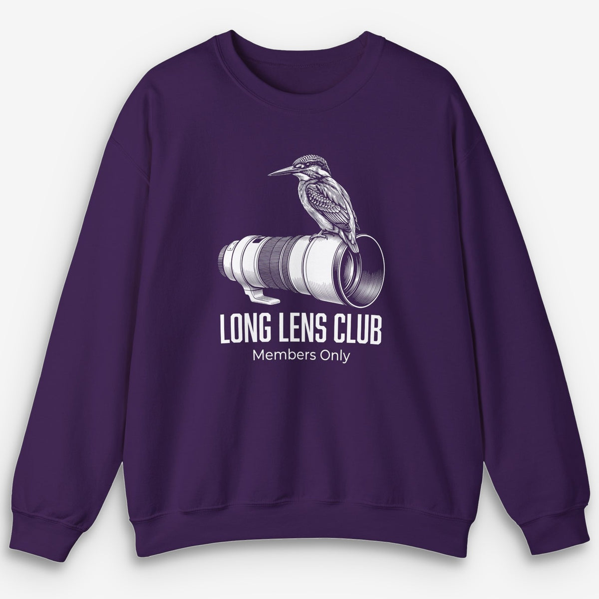 Long Lens Kingfisher Sweatshirt