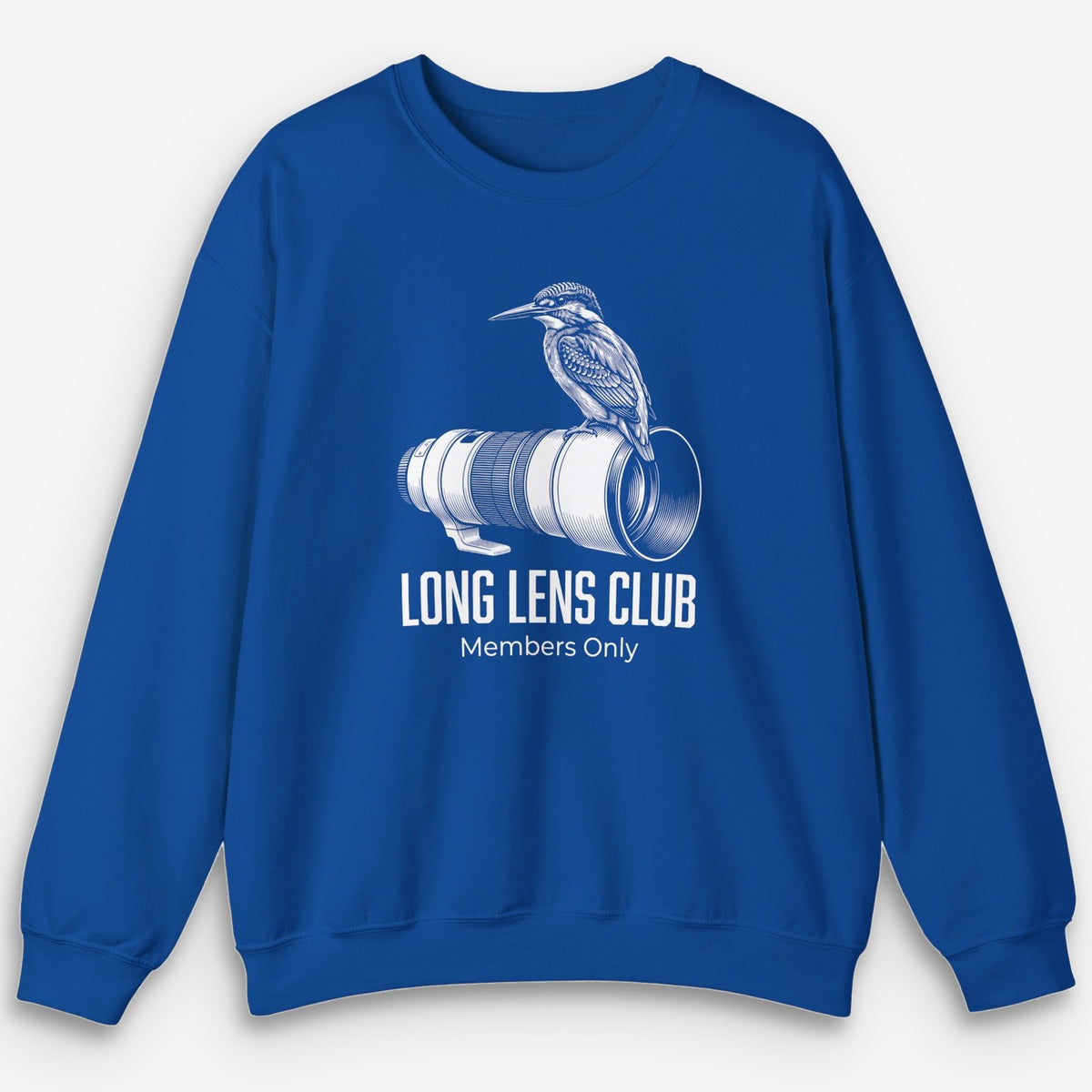 Long Lens Kingfisher Sweatshirt