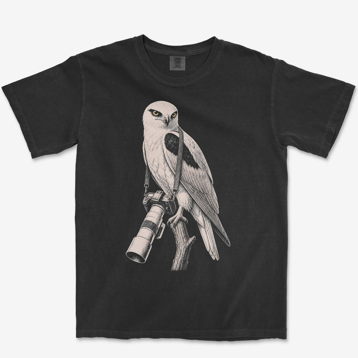 Long Lens Kite Tee — black