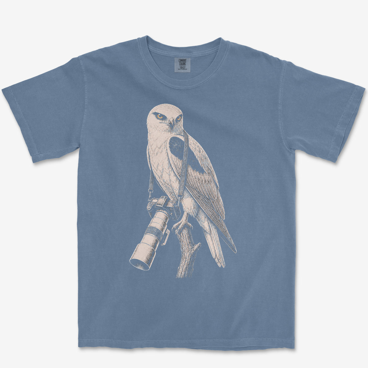 Long Lens Kite Tee — blue jean