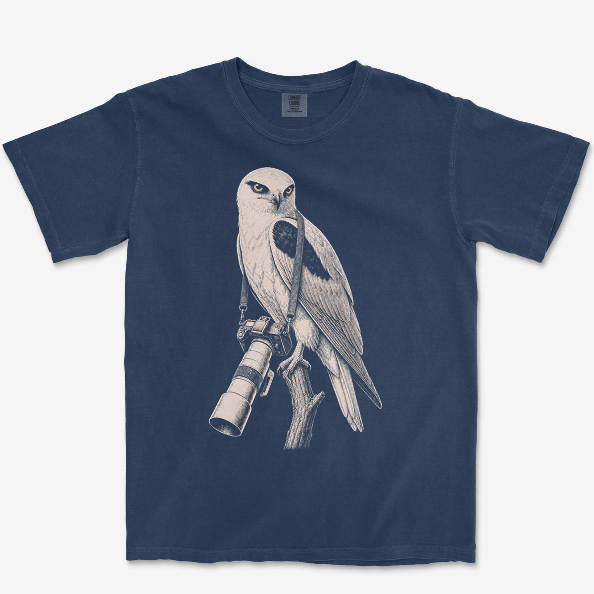 Long Lens Kite Tee — true navy