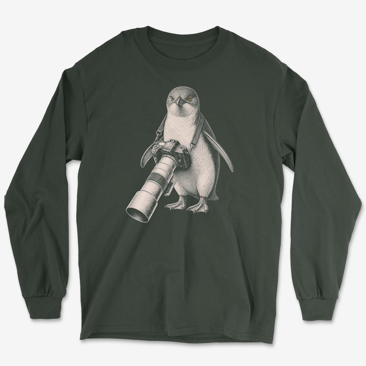 Long Lens Little Penguin Long Sleeve Tee