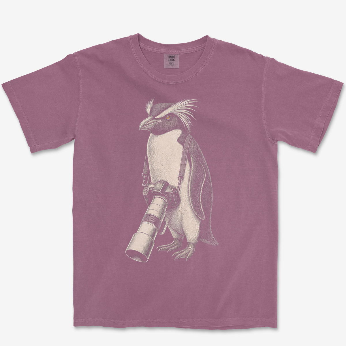 Long Lens Macaroni Tee — berry