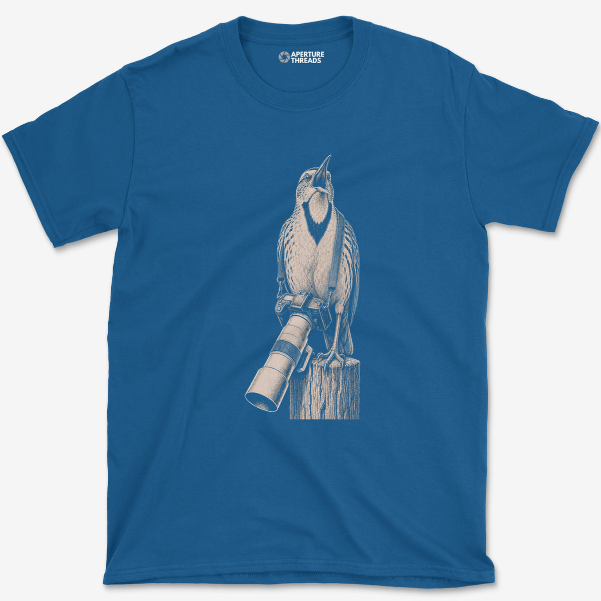 Long Lens Meadowlark T-Shirt — royal