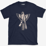 Long Lens Mockingbird T-Shirt — navy