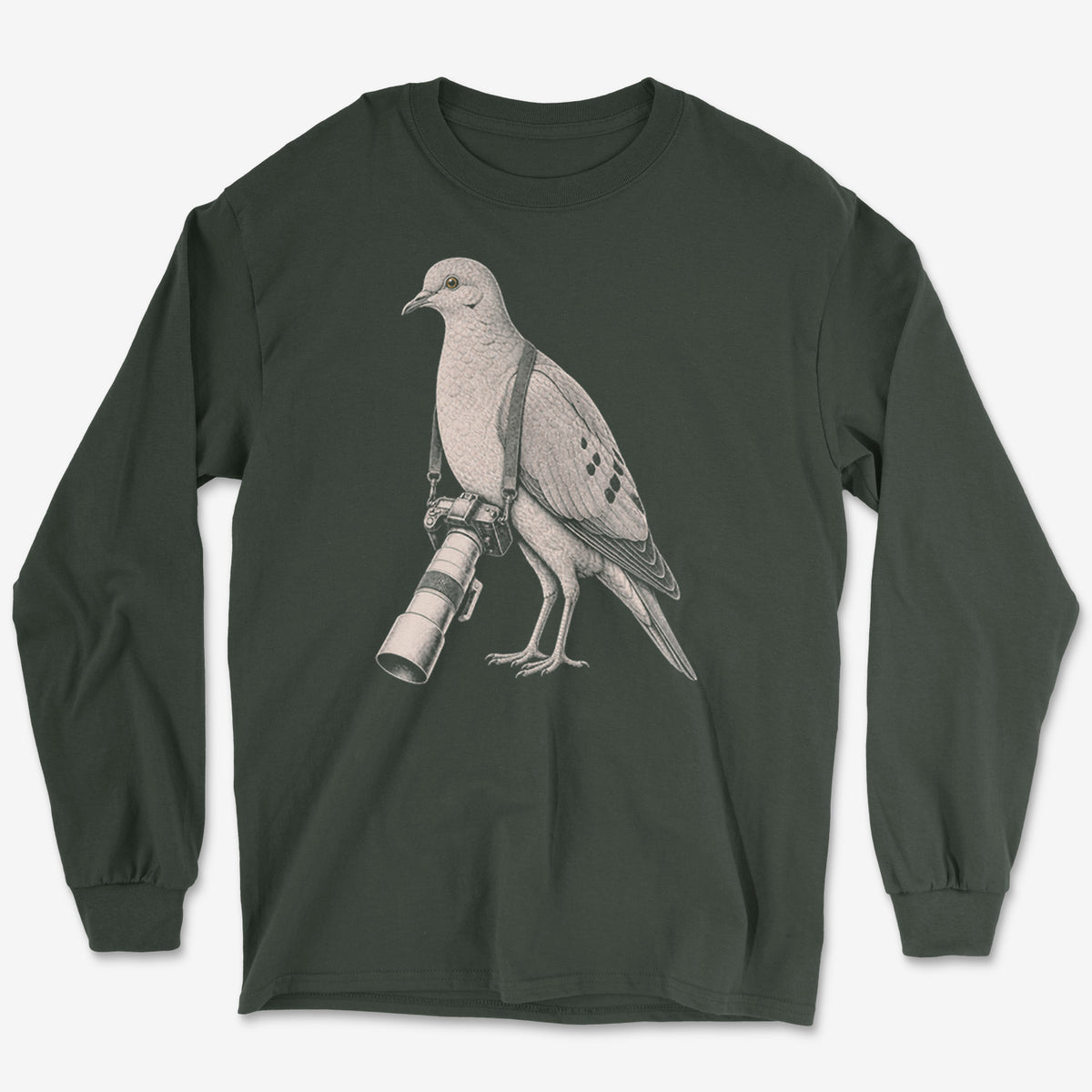 Long Lens Mourning Dove Long Sleeve Tee