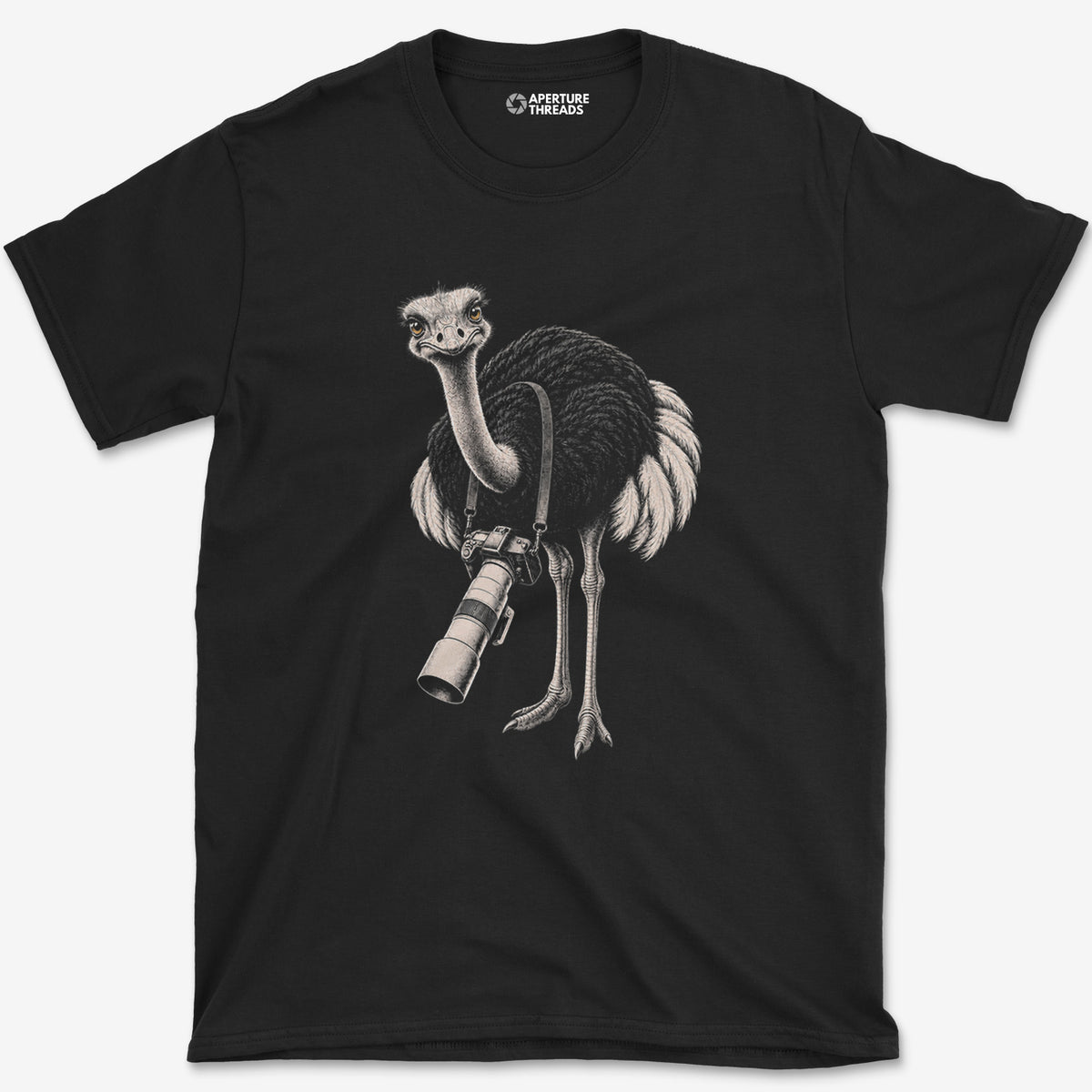 Long Lens Ostrich T-Shirt