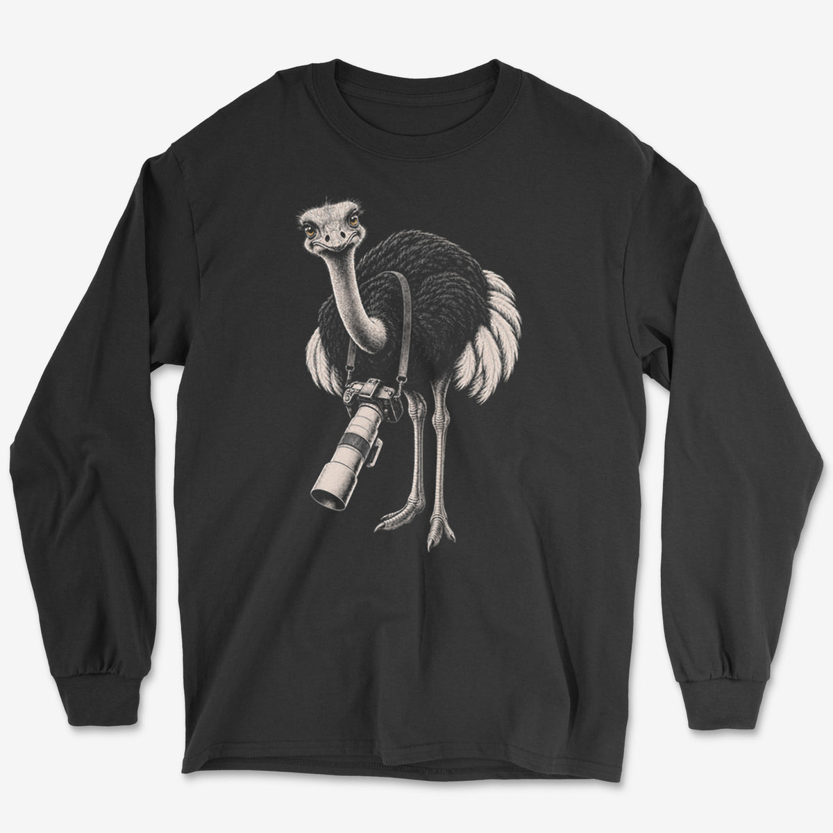 Long Lens Ostrich Long Sleeve Tee