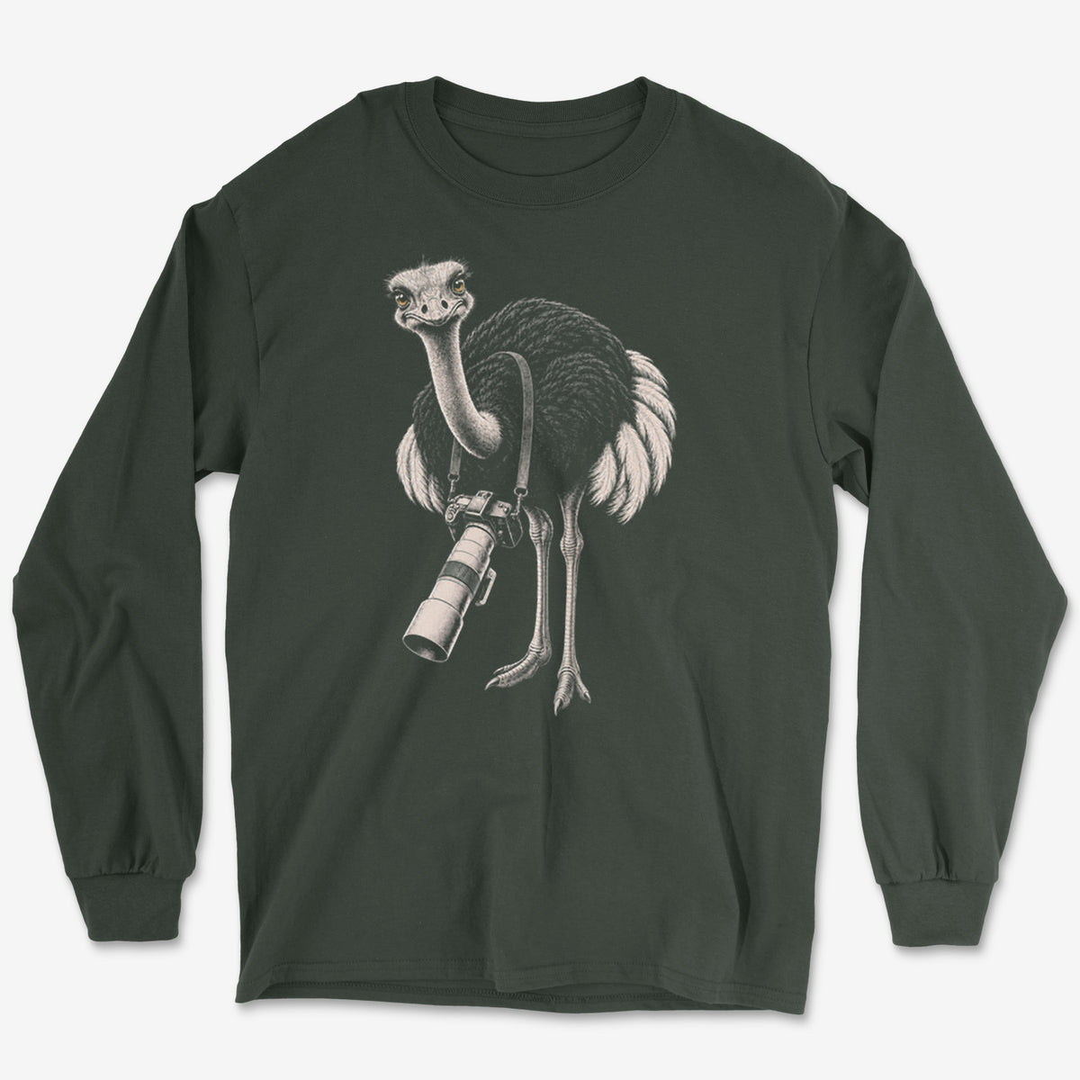 Long Lens Ostrich Long Sleeve Tee
