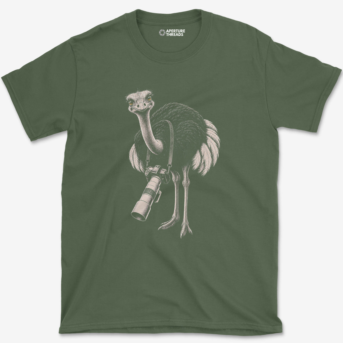 Long Lens Ostrich T-Shirt