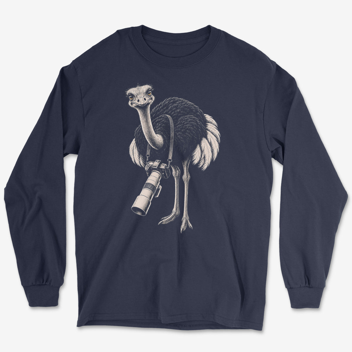Long Lens Ostrich Long Sleeve Tee