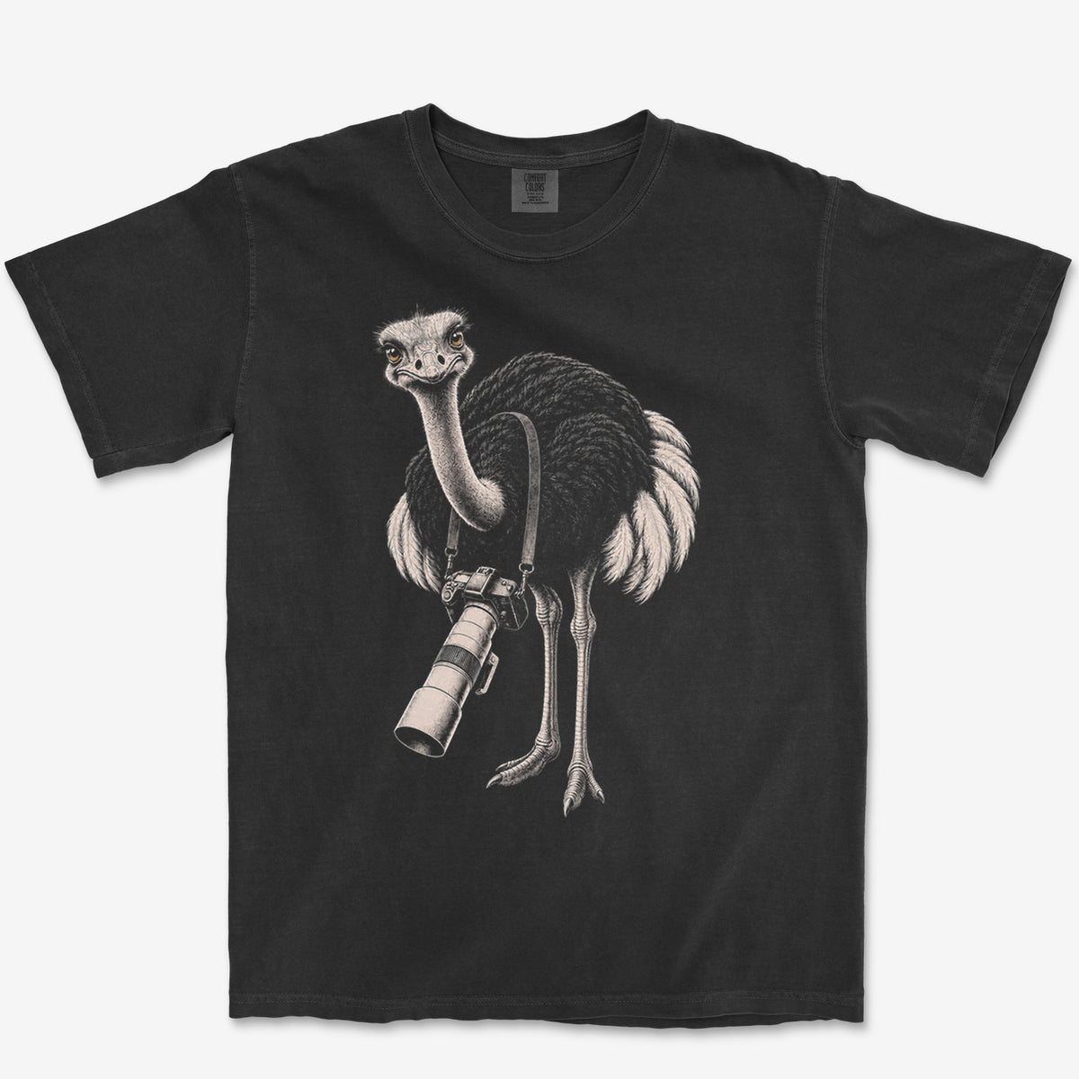 Long Lens Ostrich Heavyweight Tee